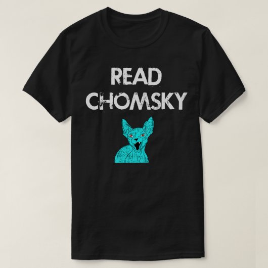 Lees Chomsky Dissident Voice We hebben meer Noam C T-shirt (Design voorkant)