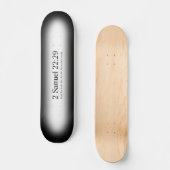Lees de Bijbel 2 Samuel 22:29 Persoonlijk Skateboard (Voorkant)