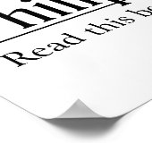 Lees de Bijbel Filippijnen 4:11-13 Poster (Hoek)