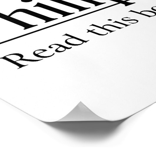 Lees de Bijbel Filippijnen 4:11-13 Poster (Hoek)