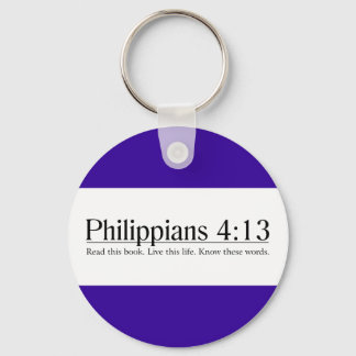 Lees de Bijbel Filippijnen 4:13 Sleutelhanger
