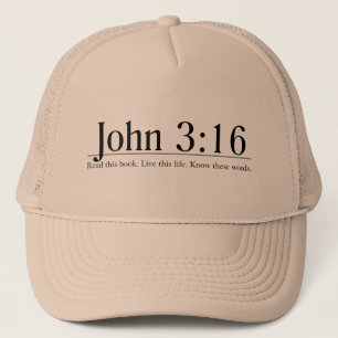 Lees de Bijbel John 3:16 Trucker Pet