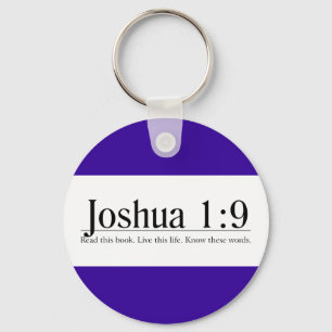 Lees de Bijbel Joshua 1:9 Sleutelhanger