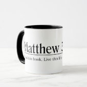 Lees de Bijbel Matthew 5:1-12 Mok (Voorkant links)