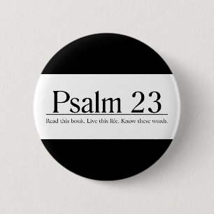 Lees de Bijbel Psalm 23 Ronde Button 5,7 Cm
