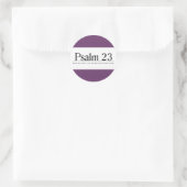 Lees de Bijbel Psalm 23 Ronde Sticker (Tas)