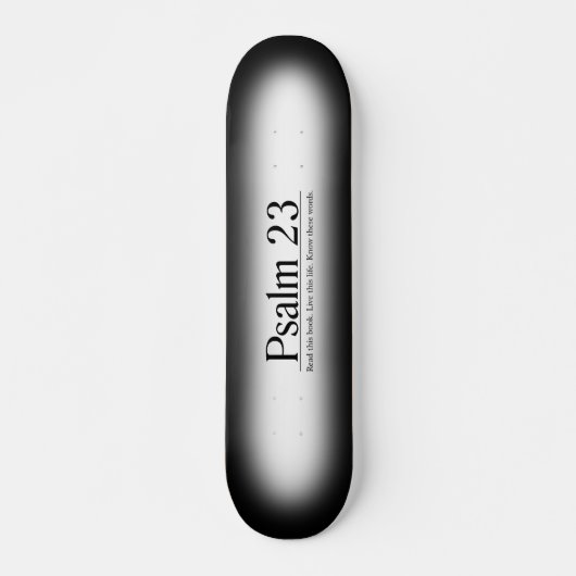 Lees de Bijbel Psalm 23 Skateboard (Voorkant)