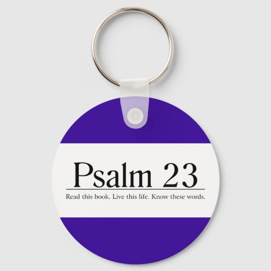 Lees de Bijbel Psalm 23 Sleutelhanger (Voorkant)