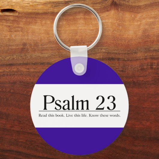 Lees de Bijbel Psalm 23 Sleutelhanger (Voorkant)