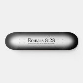 Lees de Bijbel Romeinen 8:28 Persoonlijk Skateboard (Horizontaal)