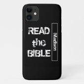 Lees de Bijbel zwart en wit Case-Mate iPhone Case (Achterkant)
