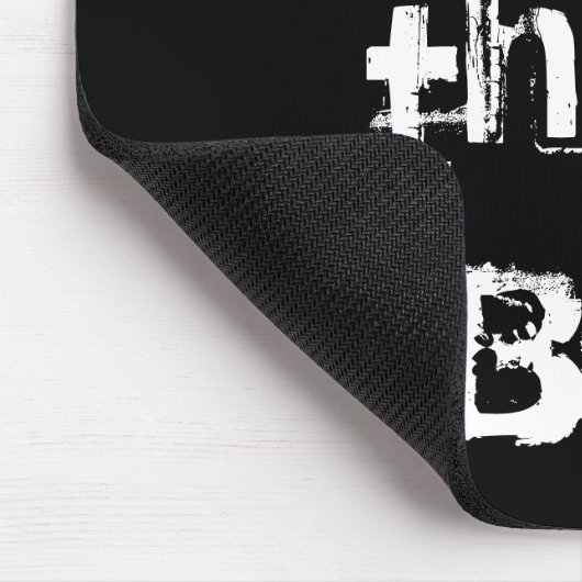 Lees de Bijbel zwart en wit Muismat (Hoek)