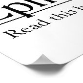 Lees de Bijbelfesianen 2:4-10 Poster (Hoek)