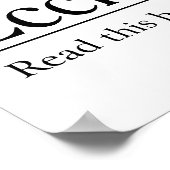 Lees de bijbelfragmenten 3:1-8 poster (Hoek)