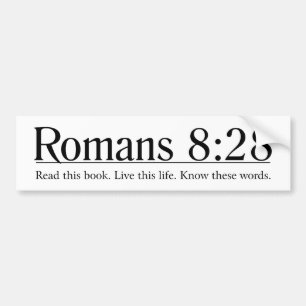 Lees de BijbelRomeinen 8:28 Bumpersticker