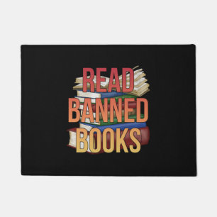 Lees de boekenlezer voor verboden boeken deurmat