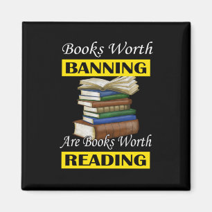Lees de boekenlezer voor verboden boeken magneet