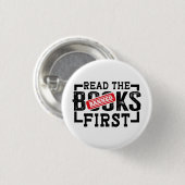 Lees de boekenoverlagen van de banken ronde button 3,2 cm (Voorkant /achterkant)