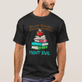 Lees de Drink van Boeken Koffiegevecht Evel Bookwo T-shirt (Voorkant)