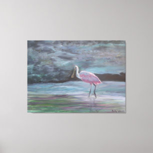 Lees de Florida-Roseate Spoonbill Canvas Print