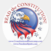 Lees de Grondwet Stickers (Voorkant)