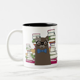 Lees de hond van de kamer tweekleurige koffiemok