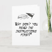 Lees de instructies kaart (Voorkant)