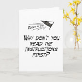 Lees de instructies kaart (Gele Bloem)