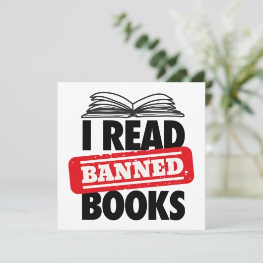 Lees de Kaart Banned Books (Staand voorkant)