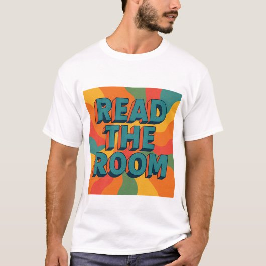 Lees De Kamer Retro T-shirt (Voorkant)