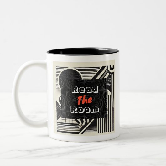 Lees de kamer tweekleurige koffiemok (Links)