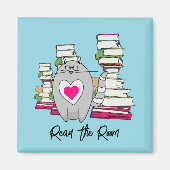 Lees de kat van de kamer magneet (Voorkant)