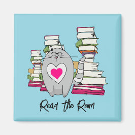 Lees de kat van de kamer magneet