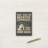 Lees de negatieve reacties niet post-it® notes (Op bureau)