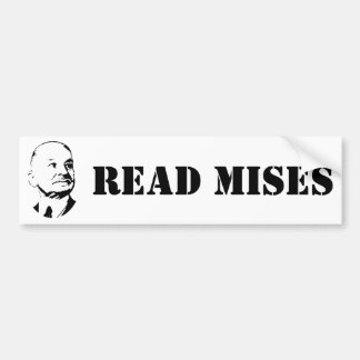 Lees de Oostenrijkse econoom Ludwig Von Mises Bumpersticker