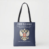 Lees de oude Boeken Conservatieve Anticultuur annu Tote Bag (Voorkant)