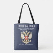 Lees de oude Boeken Conservatieve Anticultuur annu Tote Bag (Achterkant)