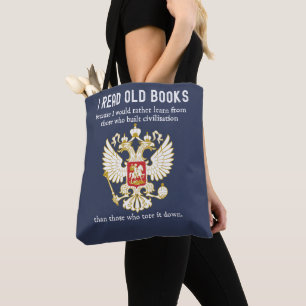 Lees de oude Boeken Conservatieve Anticultuur annu Tote Bag
