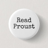 Lees de proust ronde button 3,2 cm (Voorkant)