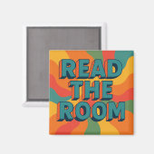 Lees de retro van de kamer magneet (Voorkant / Achterkant)