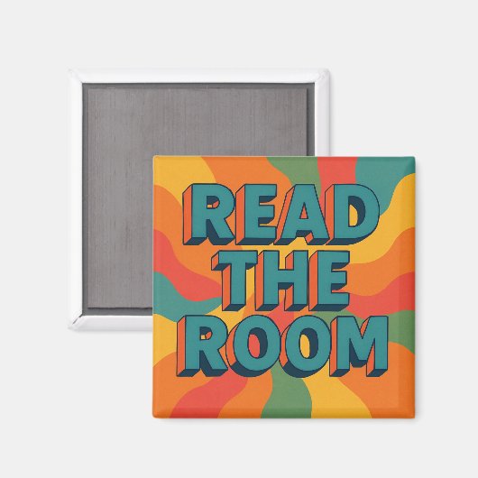 Lees de retro van de kamer magneet (Voorkant / Achterkant)