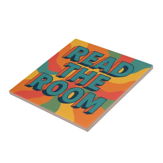 Lees de retro van de kamer tegeltje (Zijkant)