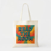 Lees de retro van de kamer tote bag (Voorkant)