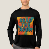 Lees de retro van de kamer Tri-Blend shirt (Voorkant volledig)