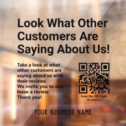 Lees de Reviewen van klanten en laat een Review ac Raamsticker (Vel 2)