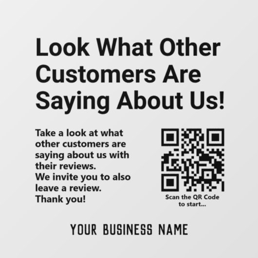 Lees de Reviewen van klanten en laat een Review ac Raamsticker (Vel)