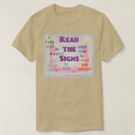Lees de Signs Life Signs T-shirt (Design voorkant)