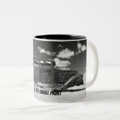 Lees de Small Print Rusty Old Car Coffee Mok (Voorkant rechts)