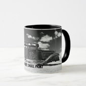 Lees de Small Print Rusty Old Car Coffee Mok (Voorkant rechts)
