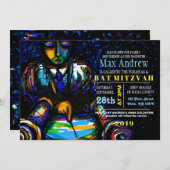 Lees de Torah Bar Bat Mitswa Uitnodiging (Voorkant / Achterkant)